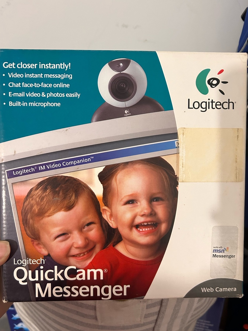 Logitech QuickCam Messenger Webcam in Black and White